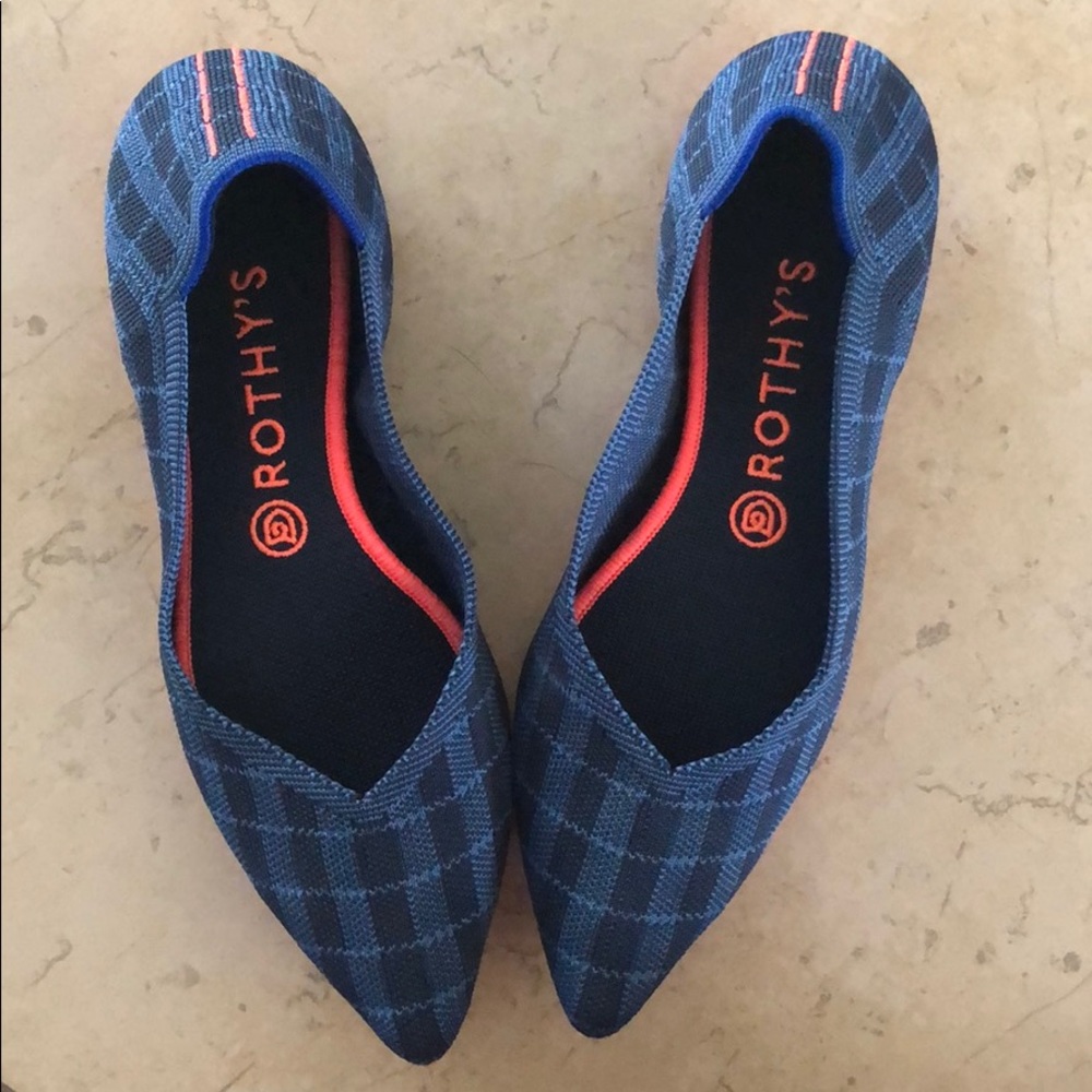 Pointed toe flats: Rothy’s The Point